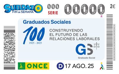 Cupón conmemorativo ONCE