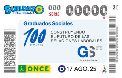 Cupón conmemorativo ONCE