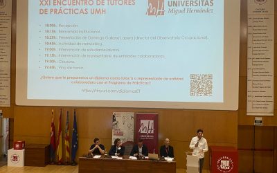 UMH – XXI Encuentro de tutores de prácticas