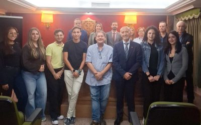Visita de los alumnos de la universidades