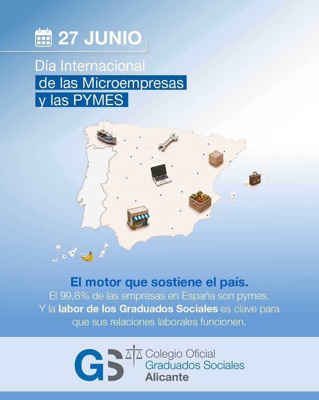 Cada persiana que se levanta, cada taller que abre, cada pequeña empresa que contrata, mueve…
