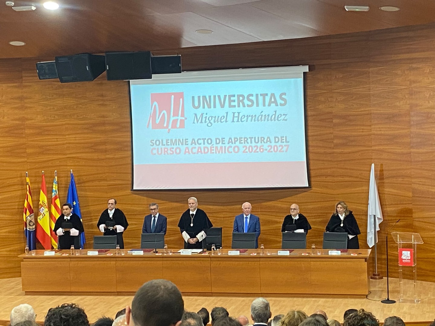 Hoy hemos estado presentes en el Solemne 👨‍🎓 👩‍🎓 Acto de Apertura del Curso Académico…